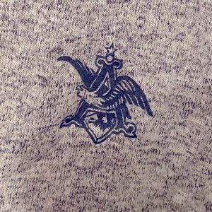 Anheuser Busch branded lightweight women’s XL sweater EUC in grey